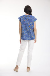 Women's Top | Avignon Rolled Neckline Top | ORIENTIQUE