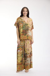 Women's Top | Digital Boxy Top | ORIENTIQUE