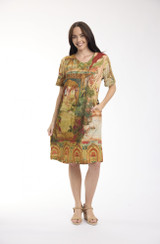 Women's Dresses | Digital Shift Dress | ORIENTIQUE