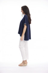 Women's Top | Knit Boxy Top | ORIENTIQUE