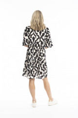 Women's Dresses | Maya Button V Neck Layer Dress | ONE SUMMER