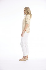 Women's Top | Knit Short Sleeve Top | ORIENTIQUE