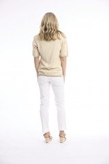 Women's Top | Knit Short Sleeve Top | ORIENTIQUE