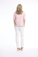 Women's Top | Knit Short Sleeve Top | ORIENTIQUE