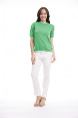 Women's Top | Knit Short Sleeve Top | ORIENTIQUE