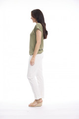 Women's Top | Knit Boatneck Top | ORIENTIQUE