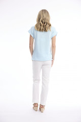 Women's Top | Knit Boatneck Top | ORIENTIQUE