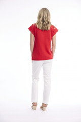 Women's Top | Knit Boatneck Top | ORIENTIQUE