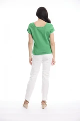 Women's Top | Knit Squareneck Top | ORIENTIQUE