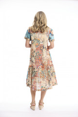 Women's Dresses | Gordes Patch Long Dress | ORIENTIQUE