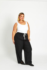 Black | Beau Drawstring Pant | Sundays Only