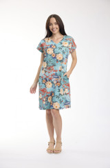 Women's Dresses | Gordes Reversible Short Sleeve Dress | ORIENTIQUE