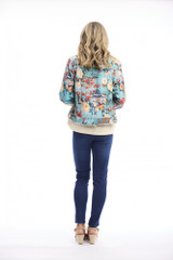 Women's Dresses | Gordes Sub Print Fringe Jacket  | ORIENTIQUE