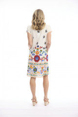 Women's Dresses | Pellion Bib Pockets Dress | ORIENTIQUE