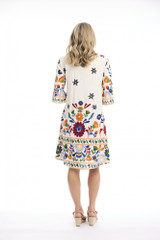 Women's Dresses | Pellion Contemporary Frill Sleeve Dress | ORIENTIQUE