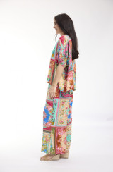 Women's Pants |  Foulard Fleurs Pant | ORIENTIQUE