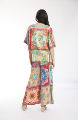 Women's Pants |  Foulard Fleurs Pant | ORIENTIQUE