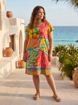 Women's Dresses | Mougins Patch Dress | ORIENTIQUE