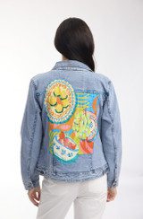 Women's Dresses | Mougins Denim Patch Jacket  | ORIENTIQUE