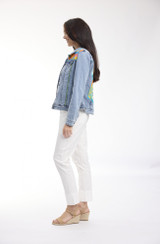 Women's Dresses | Mougins Denim Patch Jacket  | ORIENTIQUE