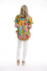 Women's Top | Mougins Frill Top | ORIENTIQUE
