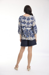 Women's Top | Monaco Pleated Top | ORIENTIQUE