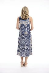 Women's Dresses | Monaco Midi Sleeveless Dress | ORIENTIQUE