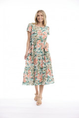 Women's Dresses | St Michiel Square Neckline Dress | ORIENTIQUE
