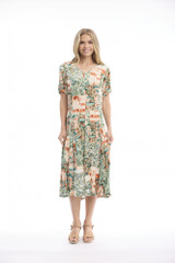 Women's Dresses | St Michiel Godet Dress | ORIENTIQUE