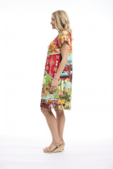 Women's Dresses | Jardin Exotique Patch Dress | ORIENTIQUE
