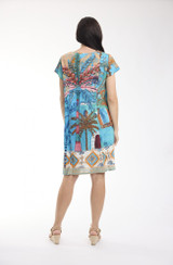Women's Dresses | Casablanca Bib Pockets Dress | ORIENTIQUE
