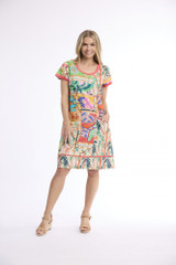 Women's Dresses | Garniers Patch Dress | ORIENTIQUE