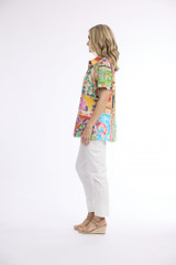 Women's Top | Garniers Patch Shirt | ORIENTIQUE