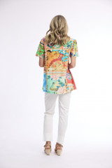 Women's Top | Garniers Patch Shirt | ORIENTIQUE