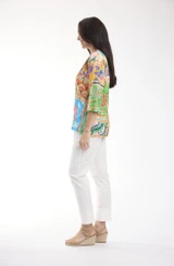 Women's Top | Garniers Frill Neckline Top | ORIENTIQUE
