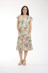 Women's Dresses | Garniers Bias Front Pockets Dress | ORIENTIQUE