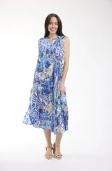 Women's Dresses | 50yrs Oriental Godet Dress | ORIENTIQUE