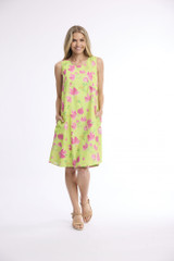 Women's Dresses | Gulnar Panel Sleeveless Reversible Dress | ORIENTIQUE