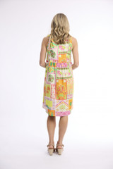Women's Dresses | Gulnar Panel Sleeveless Reversible Dress | ORIENTIQUE
