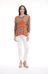 Women's Top | Sibili 3/4 Sleeve Top | ORIENTIQUE 