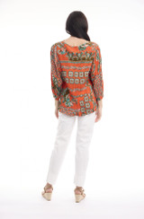 Women's Top | Sibili 3/4 Sleeve Top | ORIENTIQUE 