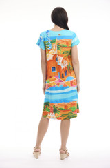 Women's Dresses |  Flair Crew Shift Dress | ORIENTIQUE