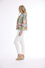 Women's Dresses | Camellias Fringe Jacket  | ORIENTIQUE