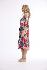 Women's Dresses | Cavailon Layers Puff Sleeve Dress | ORIENTIQUE
