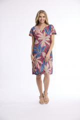 Women's Dresses | Cavailon Reversible Short Sleeve Dress | ORIENTIQUE