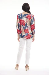 Women's Top | Cavailon 3/4 Sleeve Top | ORIENTIQUE 