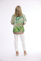 Women's Top | Digital Boxy Top | ORIENTIQUE