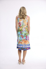 Women's Dresses | Nice Sleeveless Pleated Dress | ORIENTIQUE