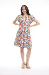 Women's Dresses | Nice Reversible Short Sleeve Dress | ORIENTIQUE