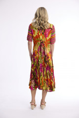 Women's Dresses | Tahiti Godet Dress | ORIENTIQUE